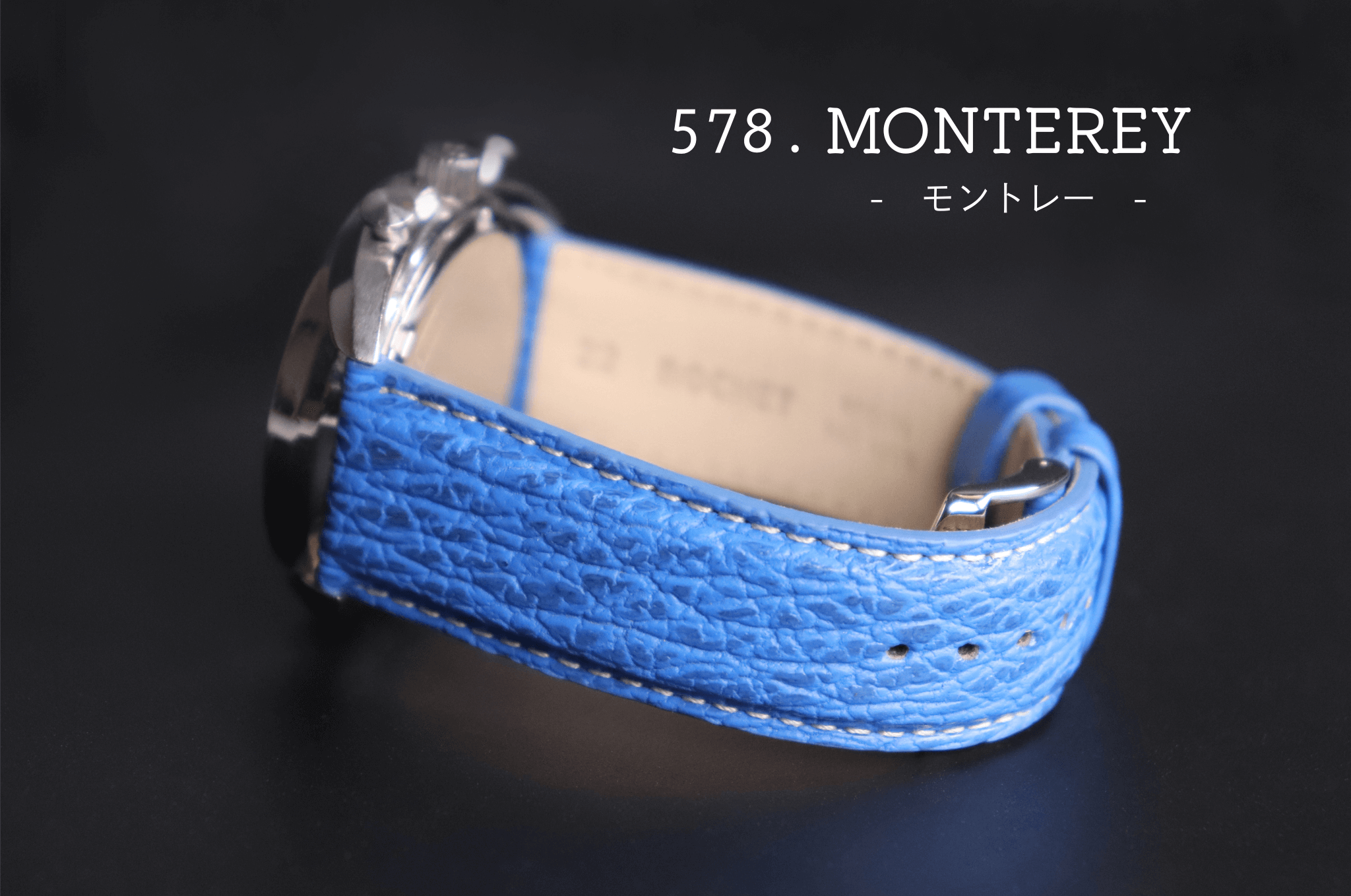 ２５年秋の新作 シャーク革ベルト【578.モントレー】